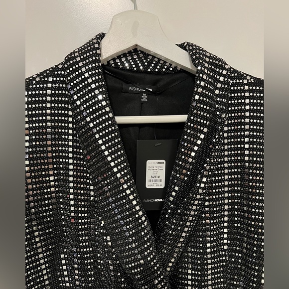 FashionNova Sparkle Mini Dress - Picture 2 of 5